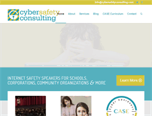 Tablet Screenshot of cybersafetyconsulting.com